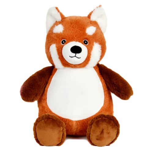 Red panda personalizeed plush animal