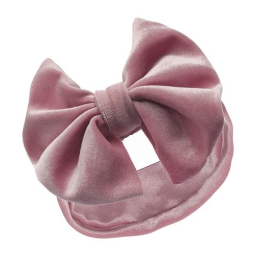 Light pink hair band baby in velor